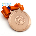 China manufacturer 3d designs metal zinc alloy diecast enamel dance gymnastics marathon running sports logo custom award medal